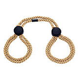 Універсальні наручники для рук і ніг БДСМ Бежевий - Садо-мазо, фото 2