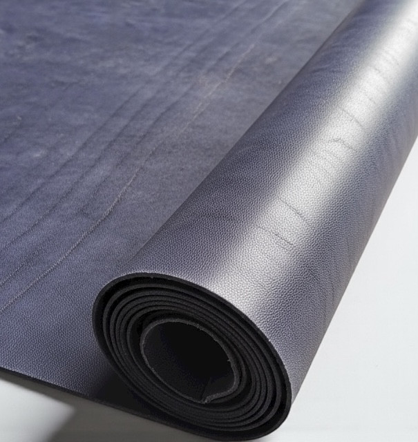 Натуральна шкіра Чепрак для взуття, ременів, сумок, меблів, підошви, кінських упряжок товщиною 3,0-3,5 мм. Синього кольору, фото 1