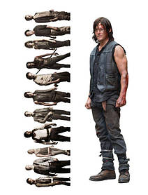 Дакімакура 150х50см Деріл Діксон daryl dixon Ходячі Мерці актор Норман Рідус Подушка з наволочкою двостороння