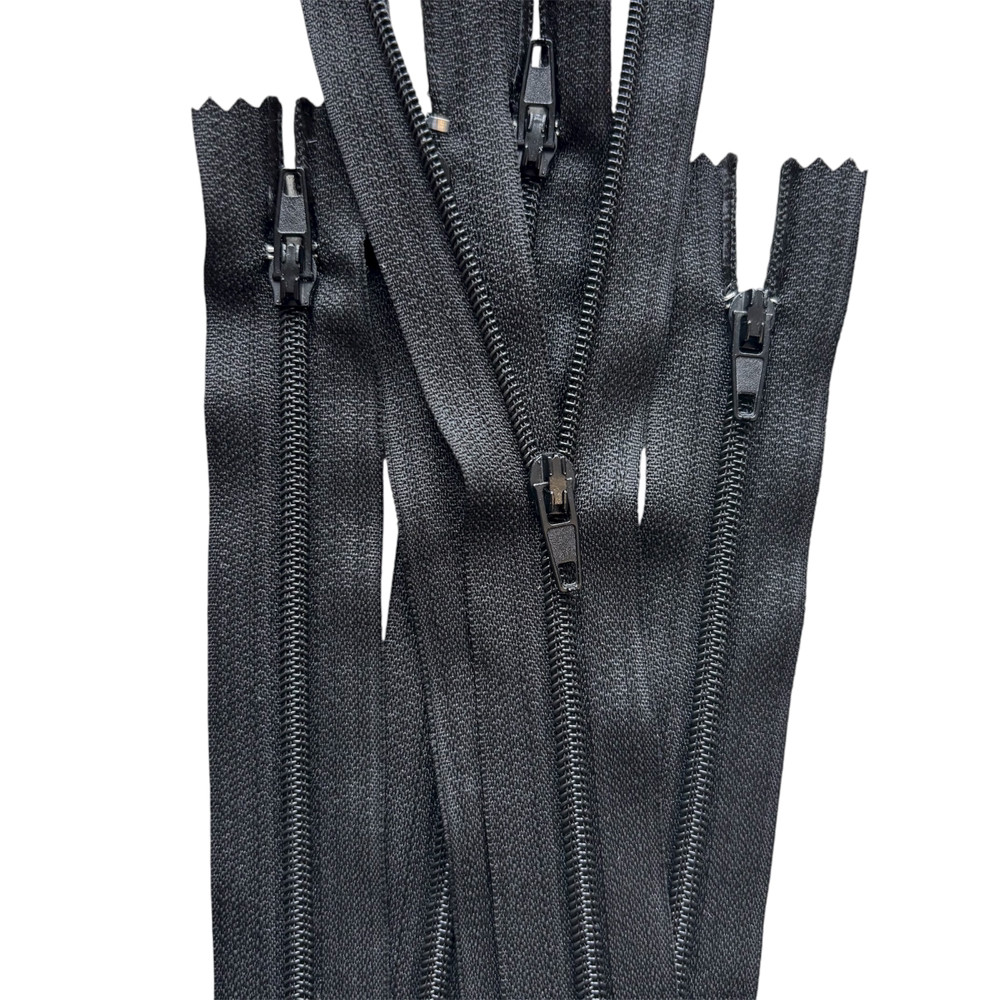 Блискавка спіральна тип Т3 19см чорний, фото 1