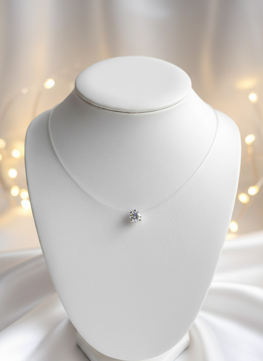 Срібне кольє (волосінь) DARIY 023(л)