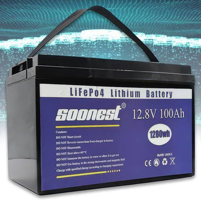 Акумуляторна літієва батарея LiFePO4 на 12,8V ємністю 100Ah Soonest 1280Wh