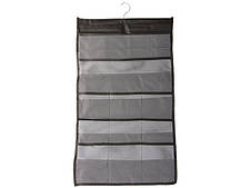 Органайзер для спідньої білизни підвісний гардероб двосторонній 22 кишені вішалка