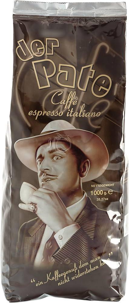 Кава в зернах Lucaffe Der Pate 1кг Італія преміум кави з нотками шоколаду та карамелі, фото 1