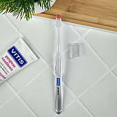 Зубна щітка VITIS Gingival, прозора — для чутливих ясен, м’яка, делікатна очистка, Іспанія
