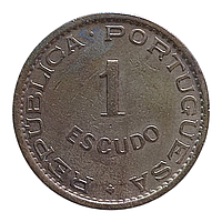 Ангола 1 ескудо, 1965