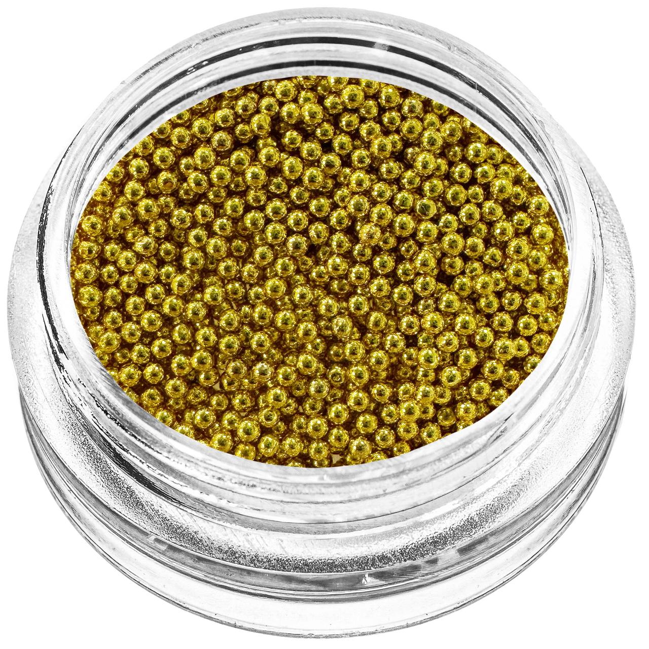 Бульонки Master Professional метал золото d=1 мм