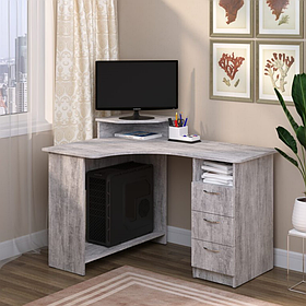 Кутовий комп'ютерний стіл Компакт для дому і офісу