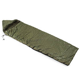 Спальний мішок похідний -15 для риболовлі військових умов зима фліс 210х70-143 см (ГхШ) Kirasa
