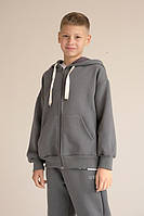 Зіп-худі універсальний для підлітків на блискавці GBI Teens ZHT-25-1 Світло-сірий на зріст 146 (14708)