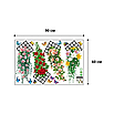 Інтер'єрна наклейка на стіну, самоклеючі 3d наклейки на стіну квіти 90 х 30 см, фото 4
