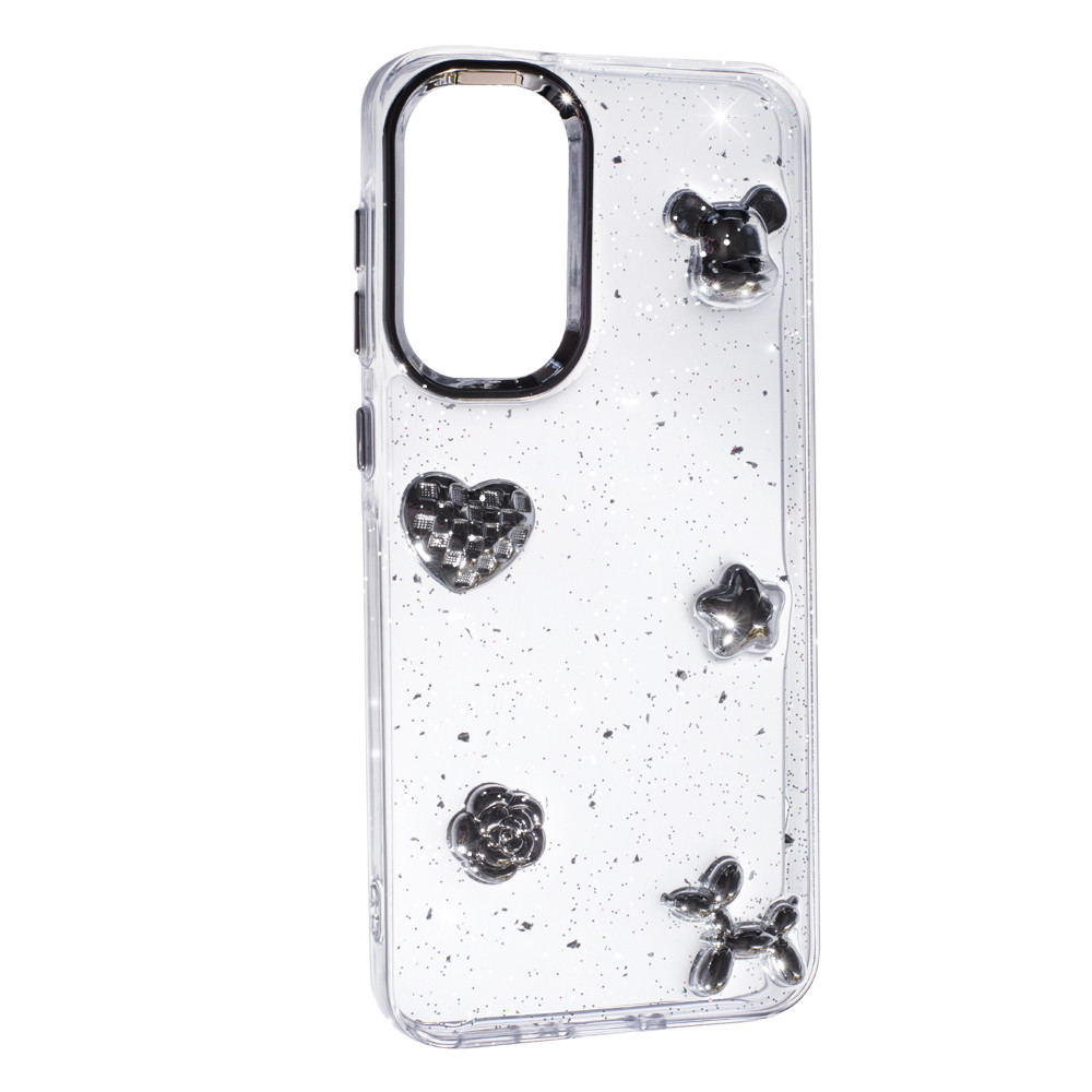 Накладка Glue Case Hit Samsung A56, Mix, 3D-декорації, захисні бортики, фото 1