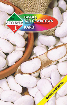 Насіння квасолі на сухе зерно Каро 50г ТМ SPOJNIA, фото 1