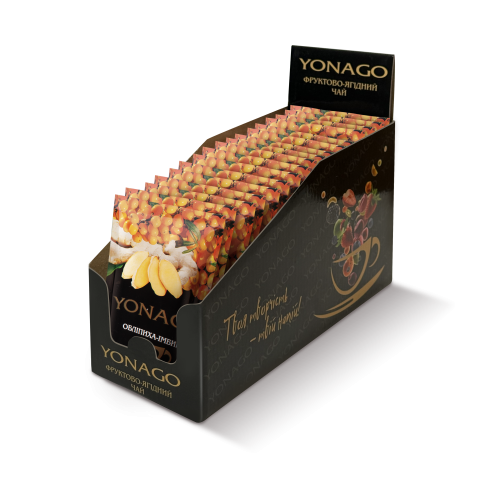 Концентрат напою Чай Обліпиха-Імбир YONAGO 50г