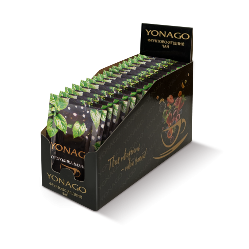 Концентрат напою Чай Чорна смородина-Базилік YONAGO 50г