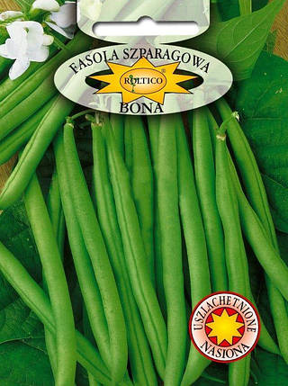 Насіння квасолі спаржевої Бона 30г ТМ ROLTICO, фото 1