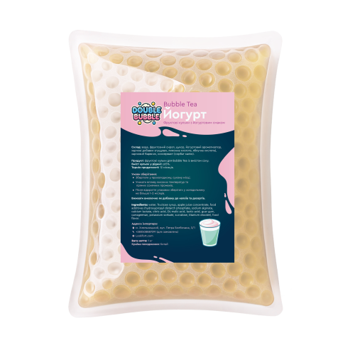 Кульки для Bubble Tea зі смаком йогурт 1кг