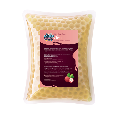 Кульки для Bubble Tea зі смаком лічі 1кг