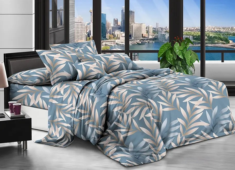 Постільна білизна Sofia полікоттон — СПК-285 полуторна, фото 1