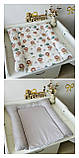 Матрацик двторонній на пеленальний столик комод для новонародженного поролоновий матрац на дитячий комод, фото 2