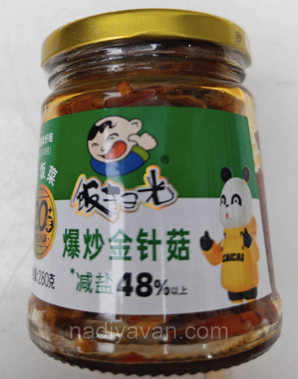 Гриб Ден Ши Енокі з перцем в олії 280г