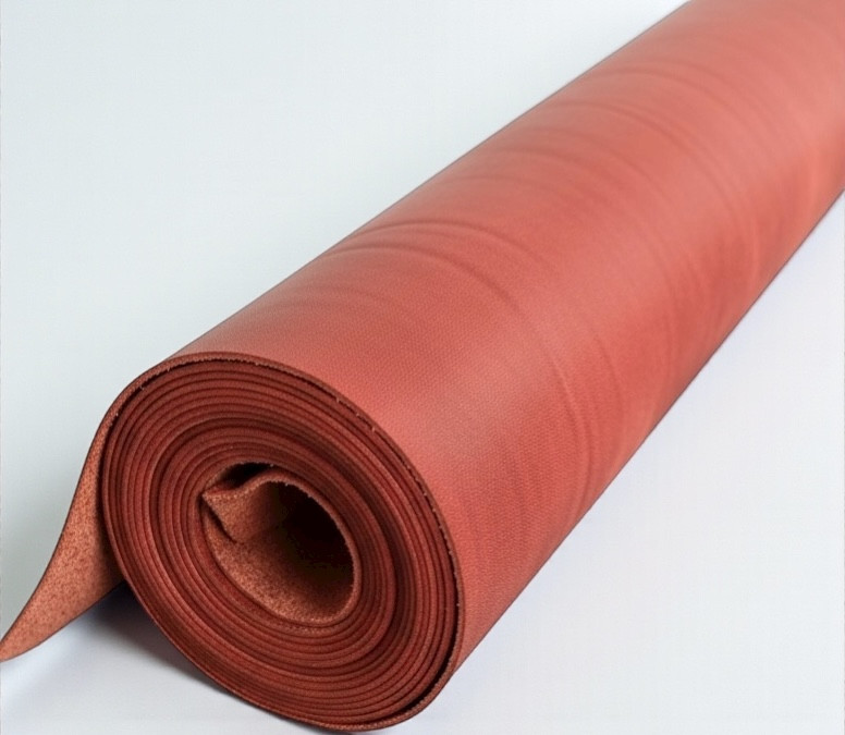 Натуральна шкіра Чепрак для взуття, ременів, сумок, меблів, підошви, кінських упряжок товщиною 3,0-4,0 мм. Червоно-коричнева, фото 1