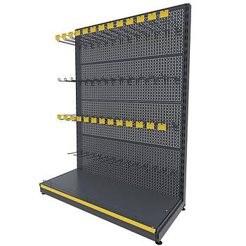 Торговий стелаж TSP-2 (1650х1200) пристінний перфорований