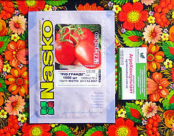 Насіння томату Ріо Гранде (Nasko), 1 000 насінин — середньоранній (125 днів), детермінантний, сливка