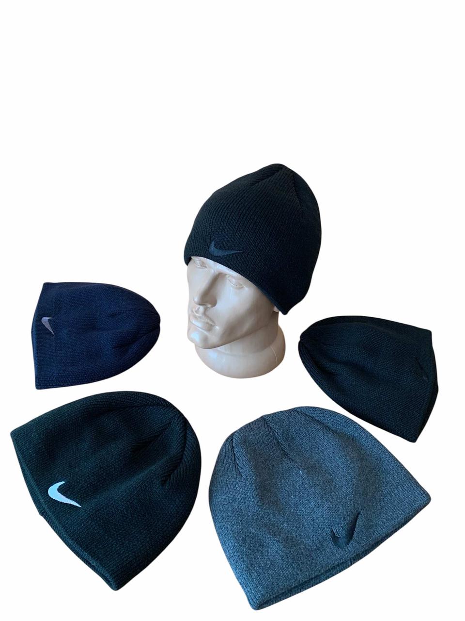 Чоловіча шапка на повному флісі Nike оптом