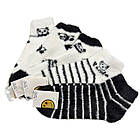 Теплі жіночі шкарпетки короткі Шугуан вовна норки, пухнасті, Панда та смужки, розмір 36-41, 10 пар/уп. асорті, фото 3