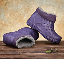 Галоші жіночі з хутром