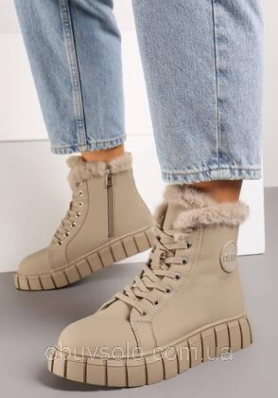Ботинки утепленні хутром PL, фото 1