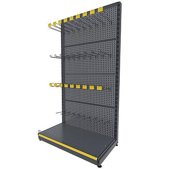 Торговий стелаж TSРP-3 (1815х950) пристінний перфорований