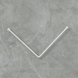 Приміркова кутова біла 90×90