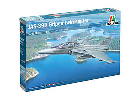 JAS-39D Gripen Twin Seater. Збірна модель літака в масштабі 1/72. ITALERI 91216