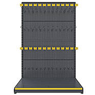 Торговий стелаж TSPР-4 (1815х1200) пристінний перфорований, фото 2