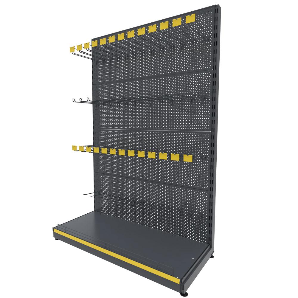 Торговий стелаж TSPР-4 (1815х1200) пристінний перфорований, фото 1