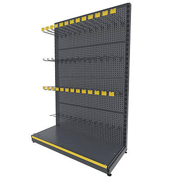 Торговий стелаж TSPР-4 (1815х1200) пристінний перфорований