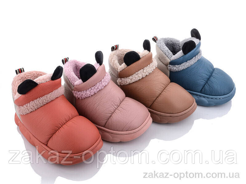 Тапки дитячі зима (10 пар р.28-33) 2282 mix