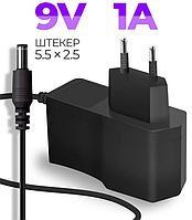 Блок живлення / адаптер 9V 1A 5.5 x 2.5 мм для маршрутизатора, роутера ASUS, D-link, TP-Link, Zyxel, цифрової приставки, ресівера