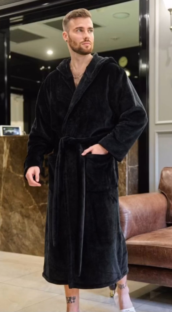 Халат чоловічий махровий банний 44/46,46/48,50,52/54,56р Турция,доставка по Україні - фото 1 - id-p849351264