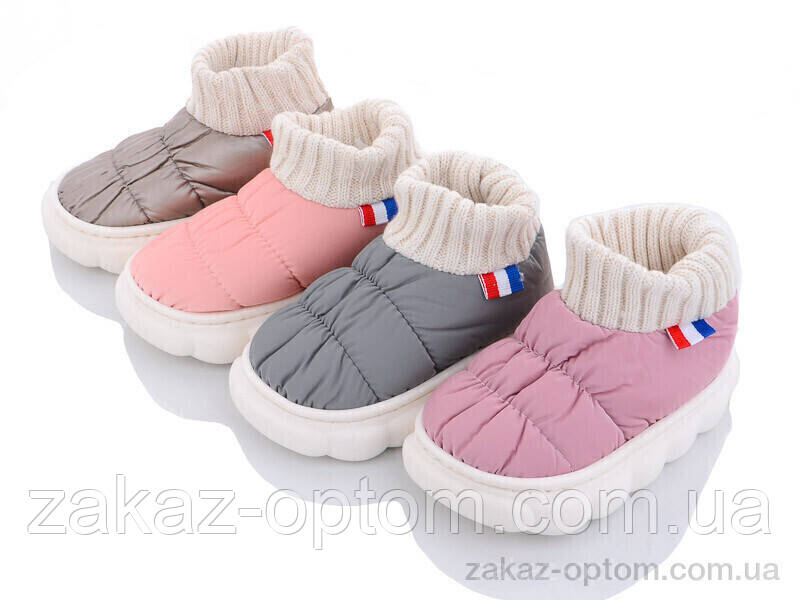 Тапки дитячі зима (24 пар р.22-27) JH2313 mix