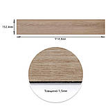 Самоклеюча вінілова плитка 152.4х914.4х1.5мм Дуб молочний, ціна за 1 шт. (СВП-010) Матова SW-00001129, фото 3