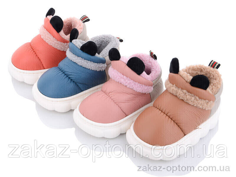 Тапки дитячі зима (24 пар р.22-27) JH2307 mix