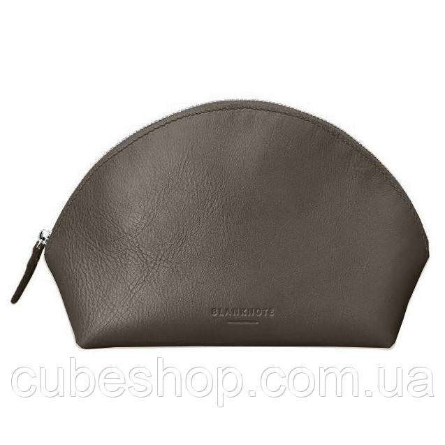 Шкіряна жіноча косметичка 8.0 (темно-бежева), фото 1