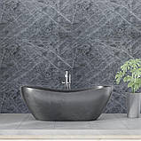 Декоративна ПВХ плита 1,22м х 2,44м х 3мм Сірий натуральний мармур SW-00001406, фото 7