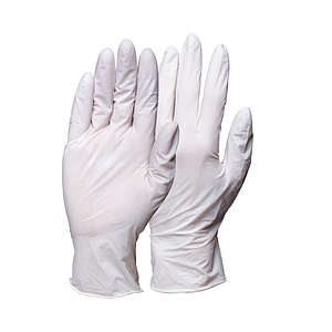 Рукавиці Медичні білі L 100  шт