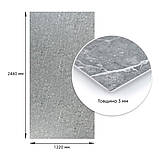 Декоративна плита ПВХ 1,22м х 2,44м х 3мм Металік мармур SW-00001409, фото 4