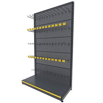 Торговий стелаж TSРР-6 (2035х1200) пристінний перфорований