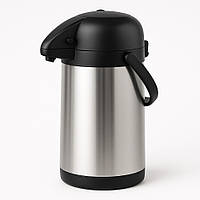 Термос-диспенсер для напоїв з помпою 64 oz (1.9 л) термопот для гарячих і холодних напоїв